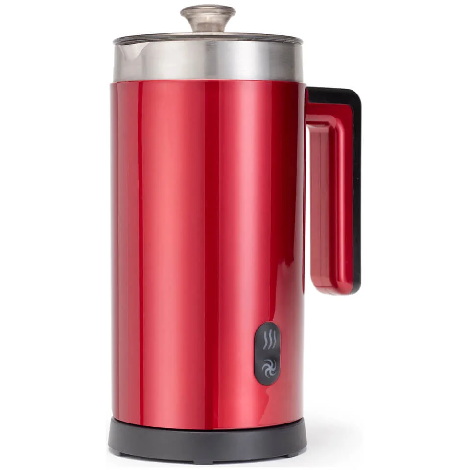 Gourmet Gadgetry Retro Diner Milk Frother and Hot Chocolate Maker - Retro Red - 0.55L Afbeelding 1