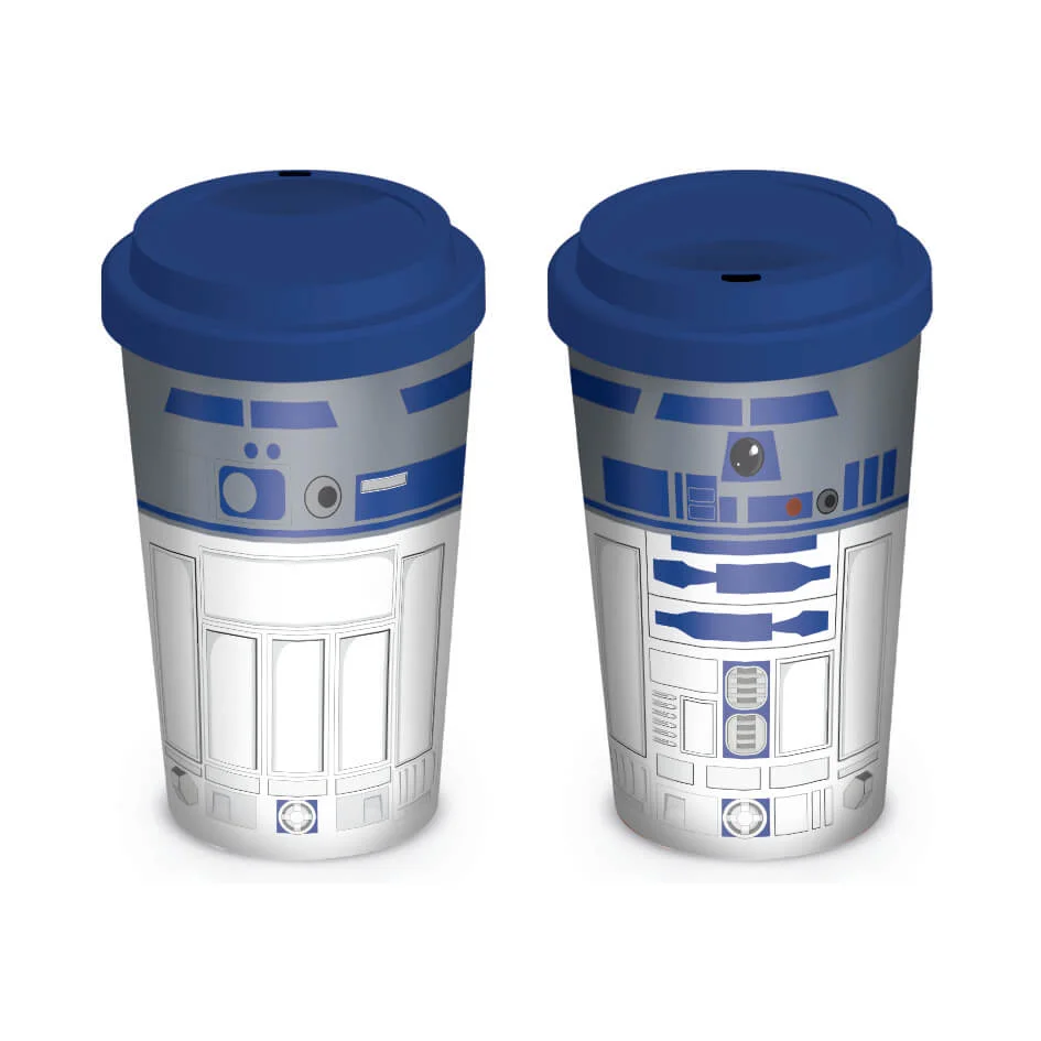 Star Wars R2-D2 Ceramic Travel Mug - Blue Afbeelding 1