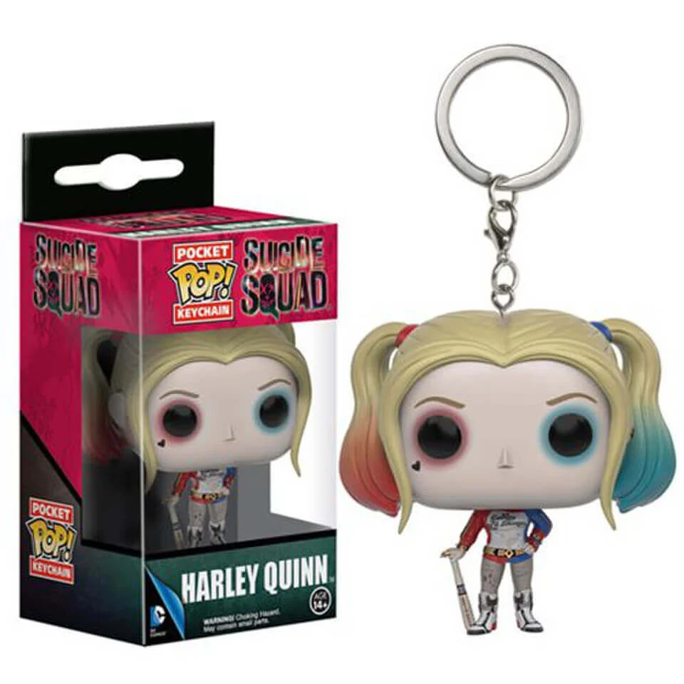 Suicide Squad Harley Quinn Pocket Pop! Sleutelhanger Afbeelding 1