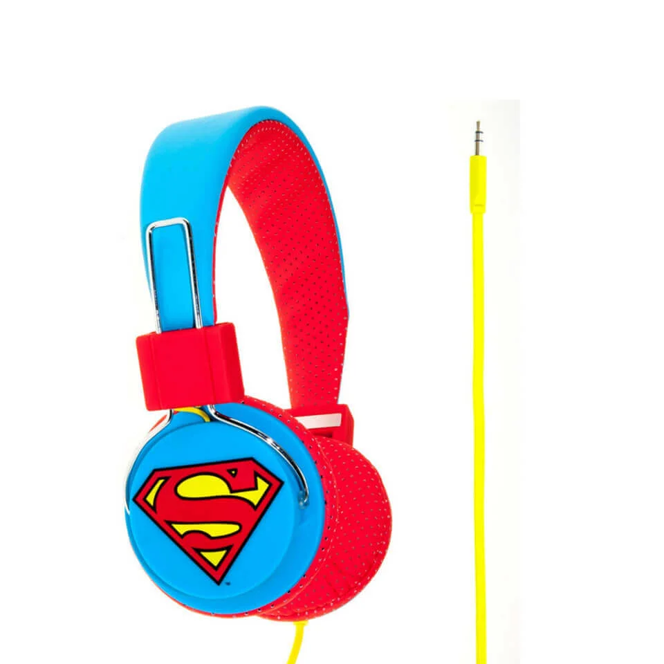 Superman Folding On-Ear Headphones - Superman Logo Afbeelding 1