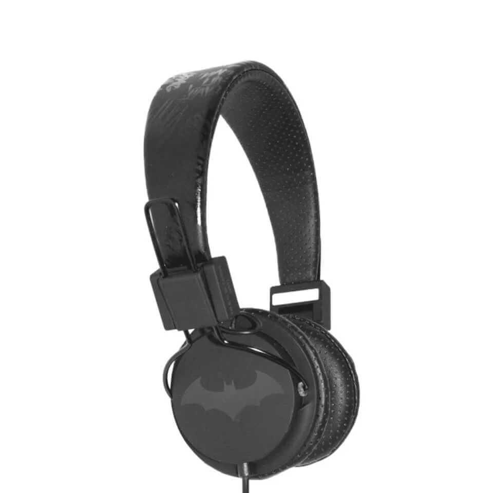 Batman The Dark Knight Folding On-Ear Headphones - Black Logo Afbeelding 1