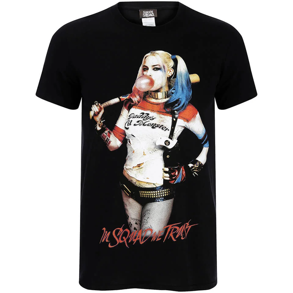 Suicide Squad In Squad We Trust Heren T-Shirt - Zwart - L Afbeelding 1