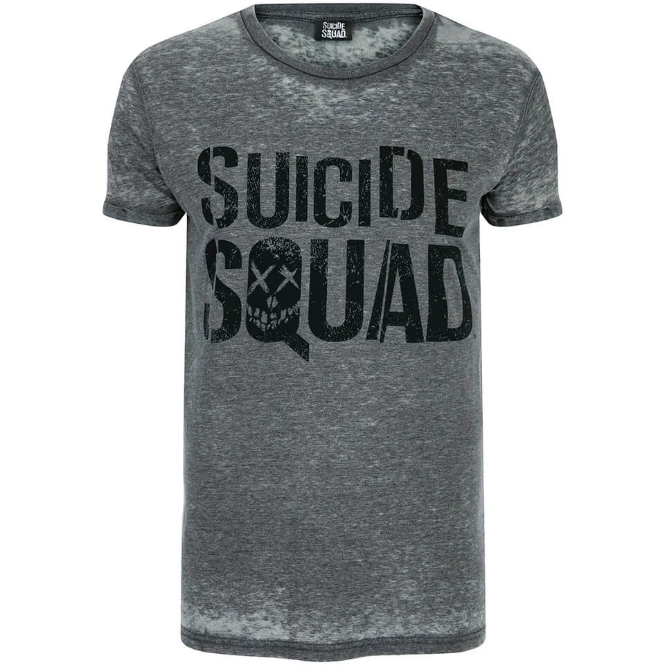 Suicide Squad Suicide Squad Logo Heren T-Shirt - Grijs - S - Grijs Afbeelding 1