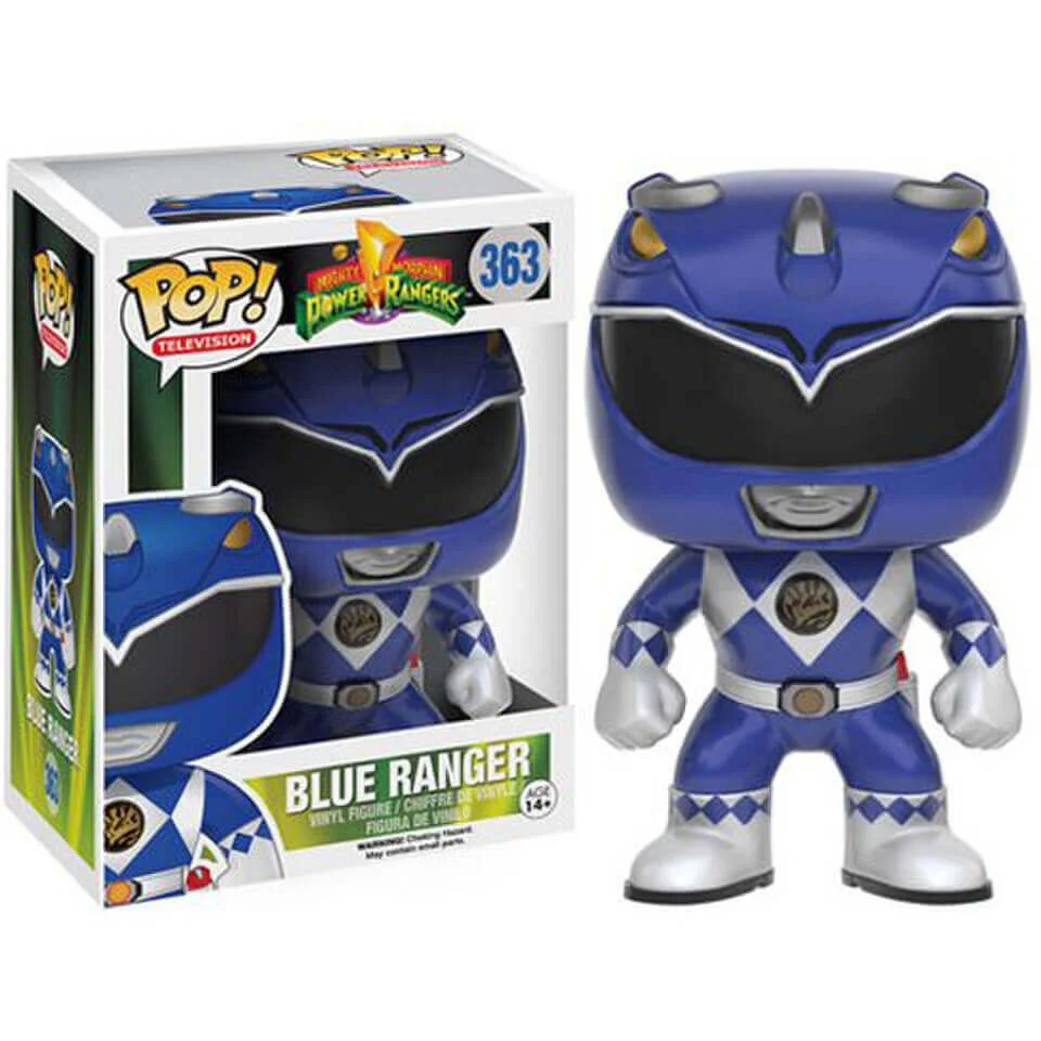 Mighty Morphin Power Rangers Blue Ranger Funko Pop! Figuur Afbeelding 1