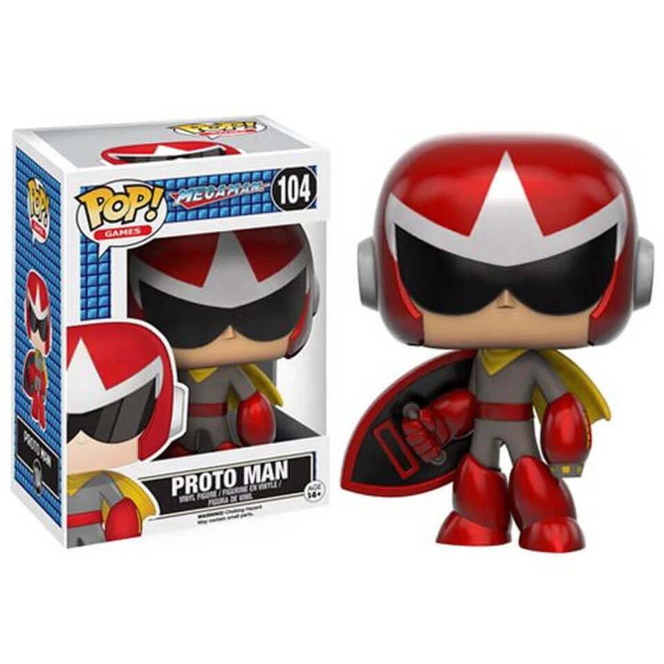 Mega Man Protoman Pop! Vinyl figuur Afbeelding 1