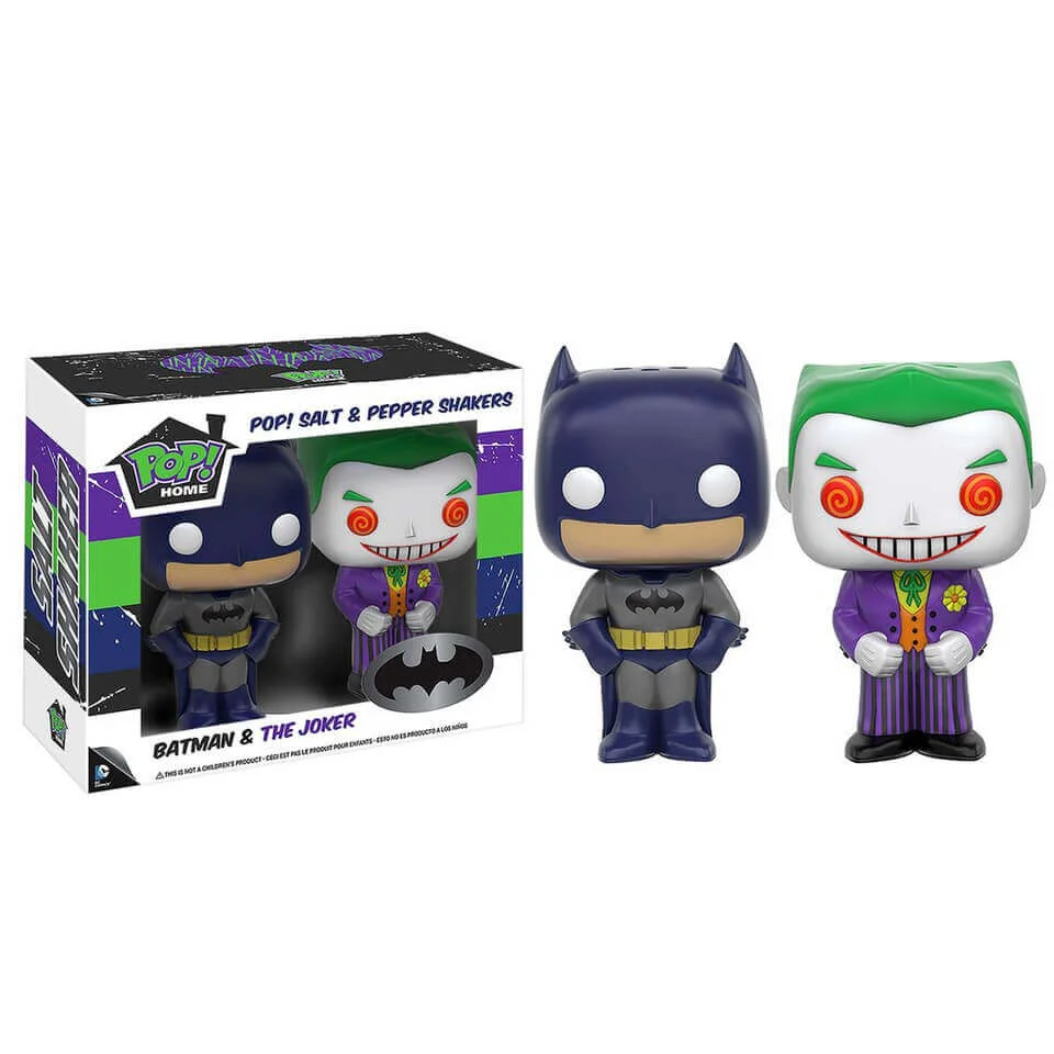 Batman en Joker Pop! Home Peper- en Zoutstel Afbeelding 1