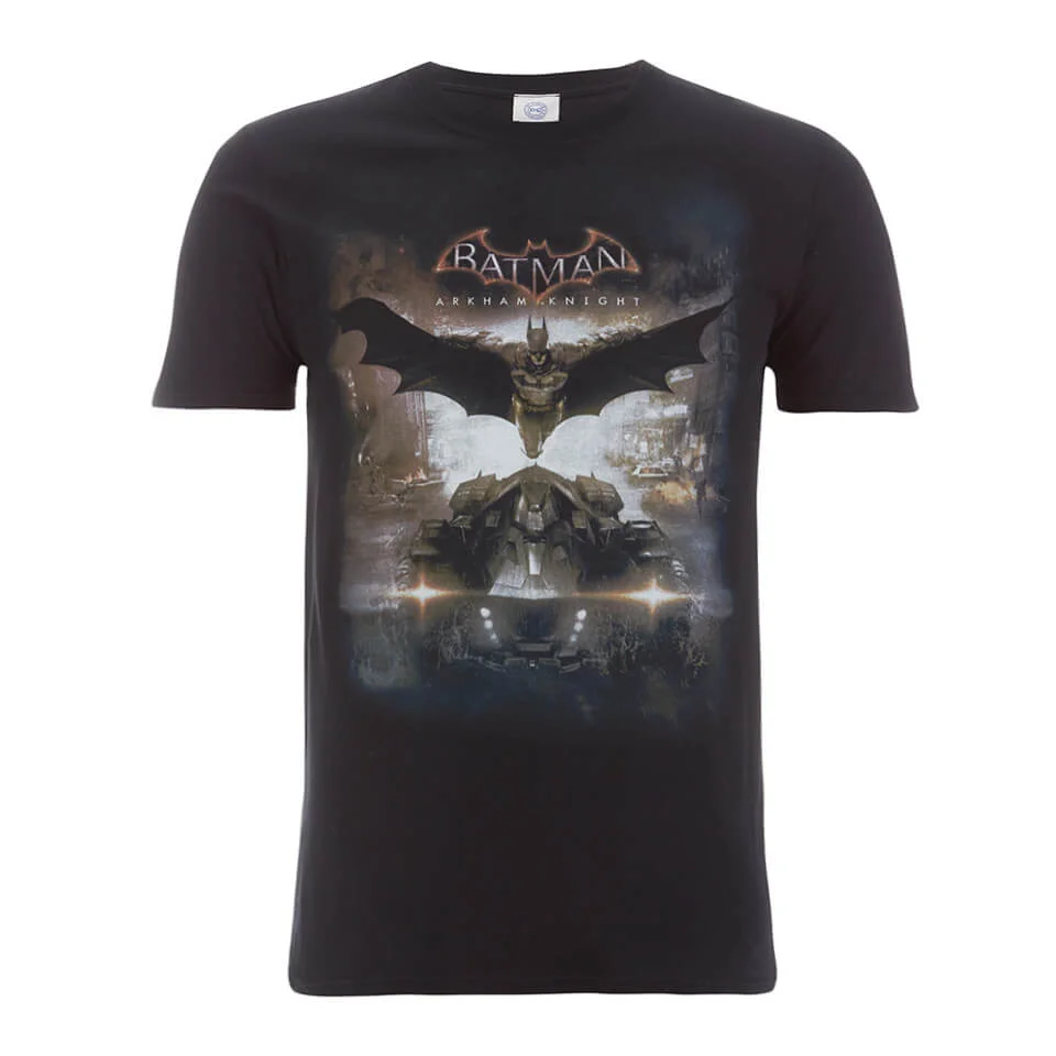 DC Comics Batman Batmobile Heren T-Shirt - Zwart - S Afbeelding 1