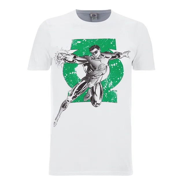 DC Comics Green Lantern Punch Heren T-Shirt - Wit