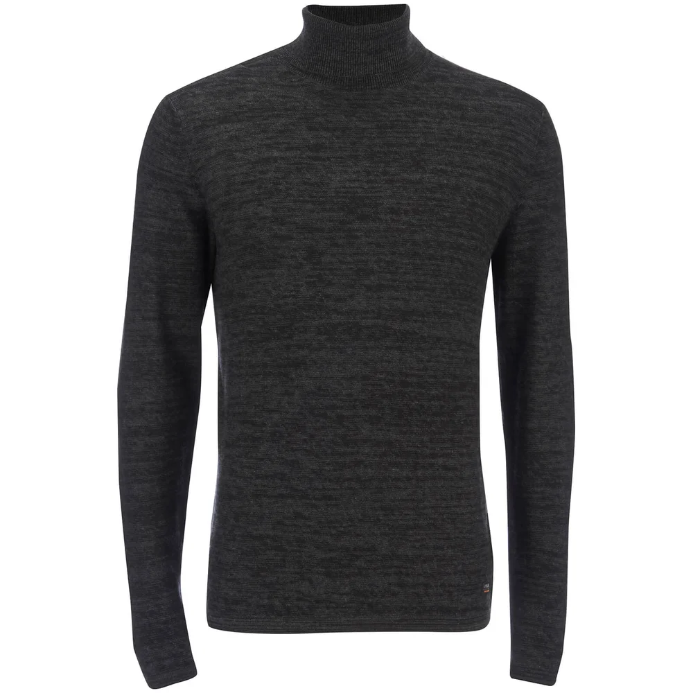 Produkt Men's Roll Neck Jumper - Dark Grey Melange - S - Grijs Afbeelding 1
