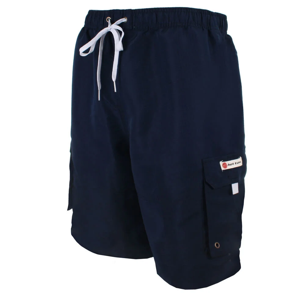 Hot Tuna Men's Regular Joe Shorts - Navy - S Afbeelding 1