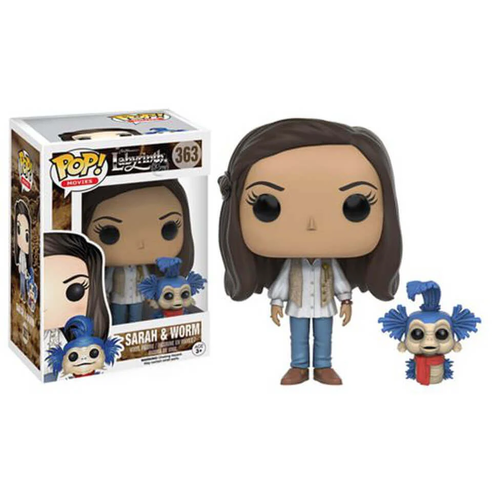 Labryinth Sarah with Worm Funko Pop! Figuur Afbeelding 1