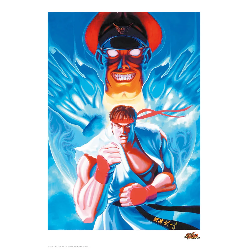 Street Fighter Limited Edition Giclee Art Print Afbeelding 1