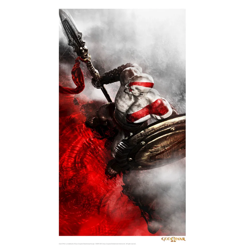 God of War Limited Edition GICLEE Art Print - Timed Sale Afbeelding 1