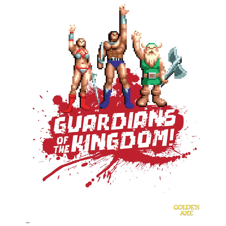 Golden Axe 'Guardians' Art Print - 14 x 11 Afbeelding 1