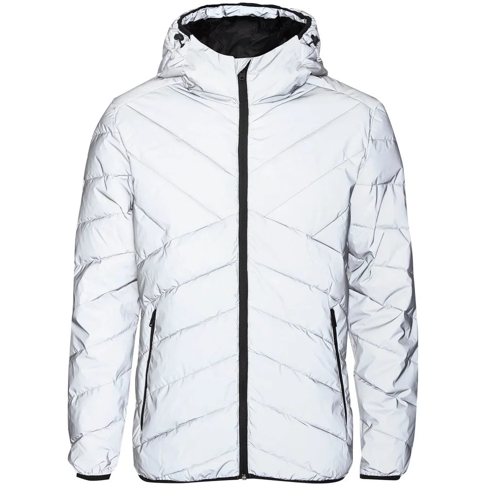Jack & Jones Men's Core Metal Kit Puffer Jacket - Reflective - S - Metaalkleurig Afbeelding 1