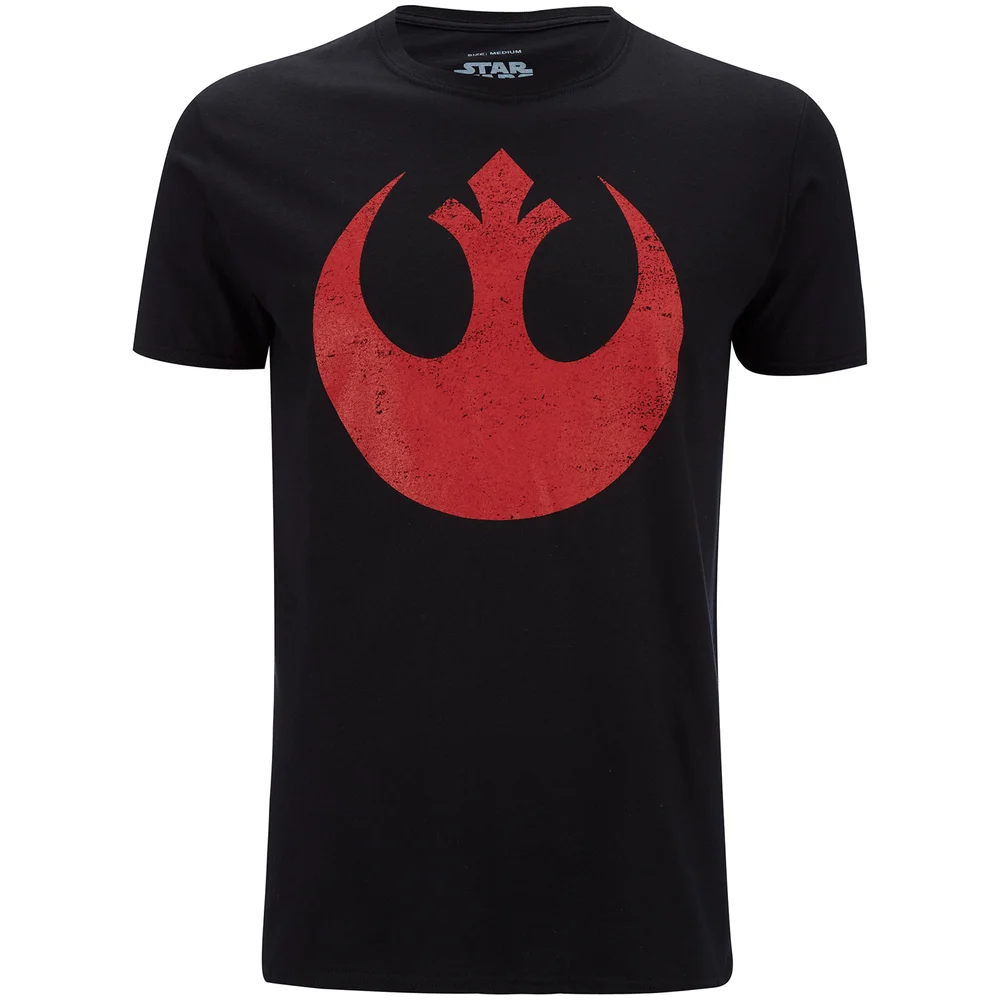 Star Wars Rebel Alliance Heren T-Shirt - Zwart - S - Zwart Afbeelding 1