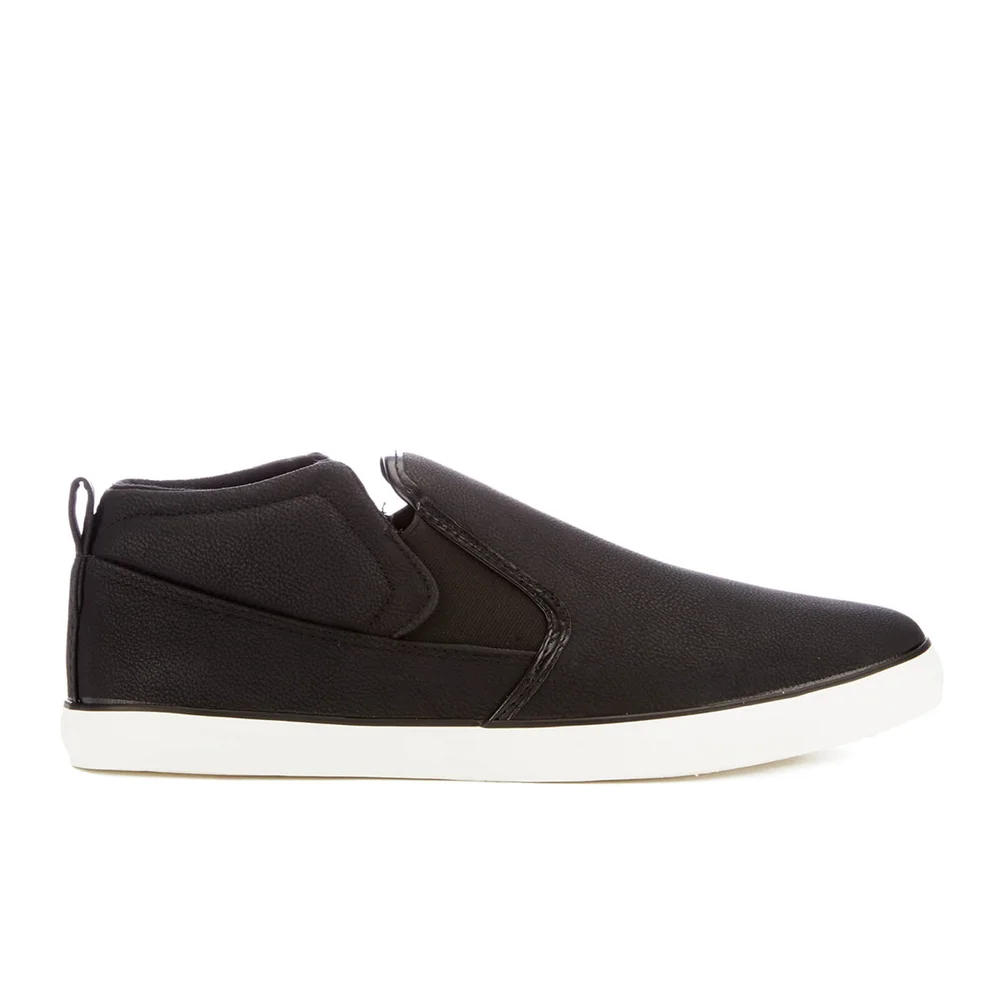 Brave Soul Men's Peate Slip On Trainers - Black - UK 6 - Zwart Afbeelding 1