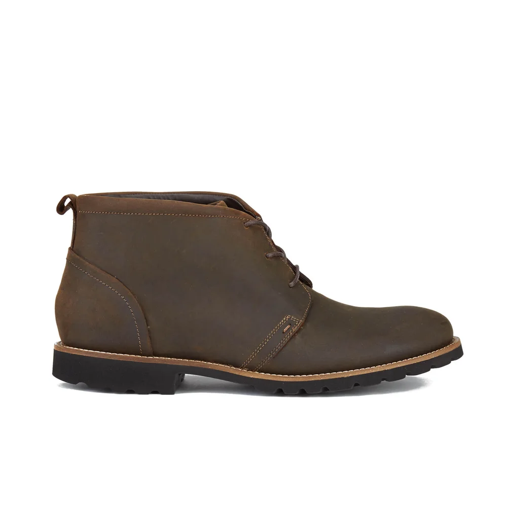 Rockport Men's Sharp & Ready Charson Chukka Boots - Dark Brown - UK 7 - Brown Afbeelding 1