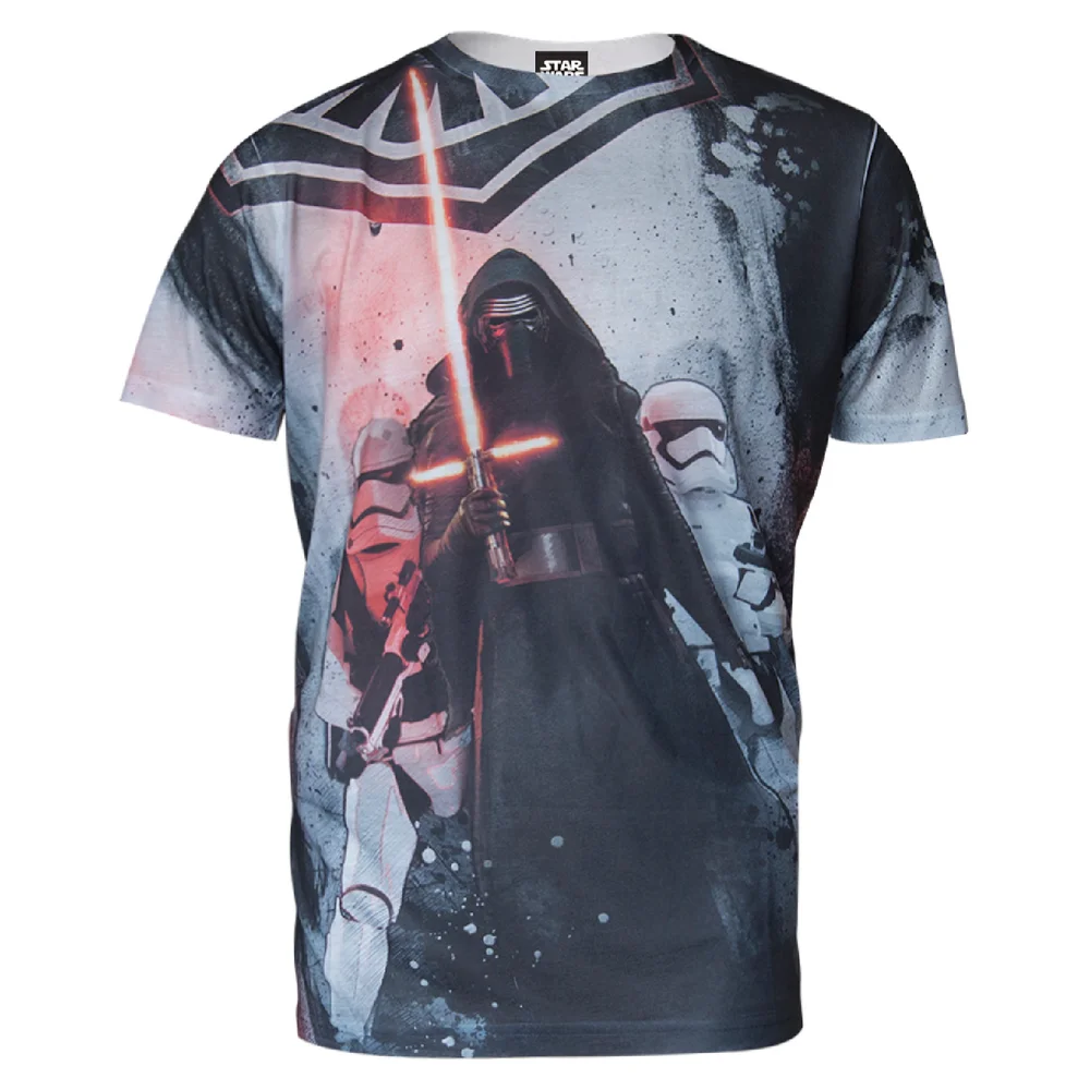 Star Wars Kylo Ren Heren T-Shirt - Grijs - S - Grijs Afbeelding 1