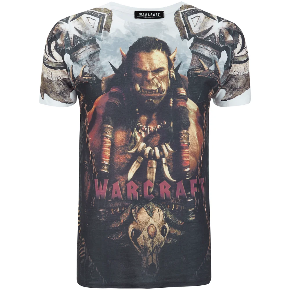 Warcraft Durotan Heren T-Shirt - Wit - S Afbeelding 1