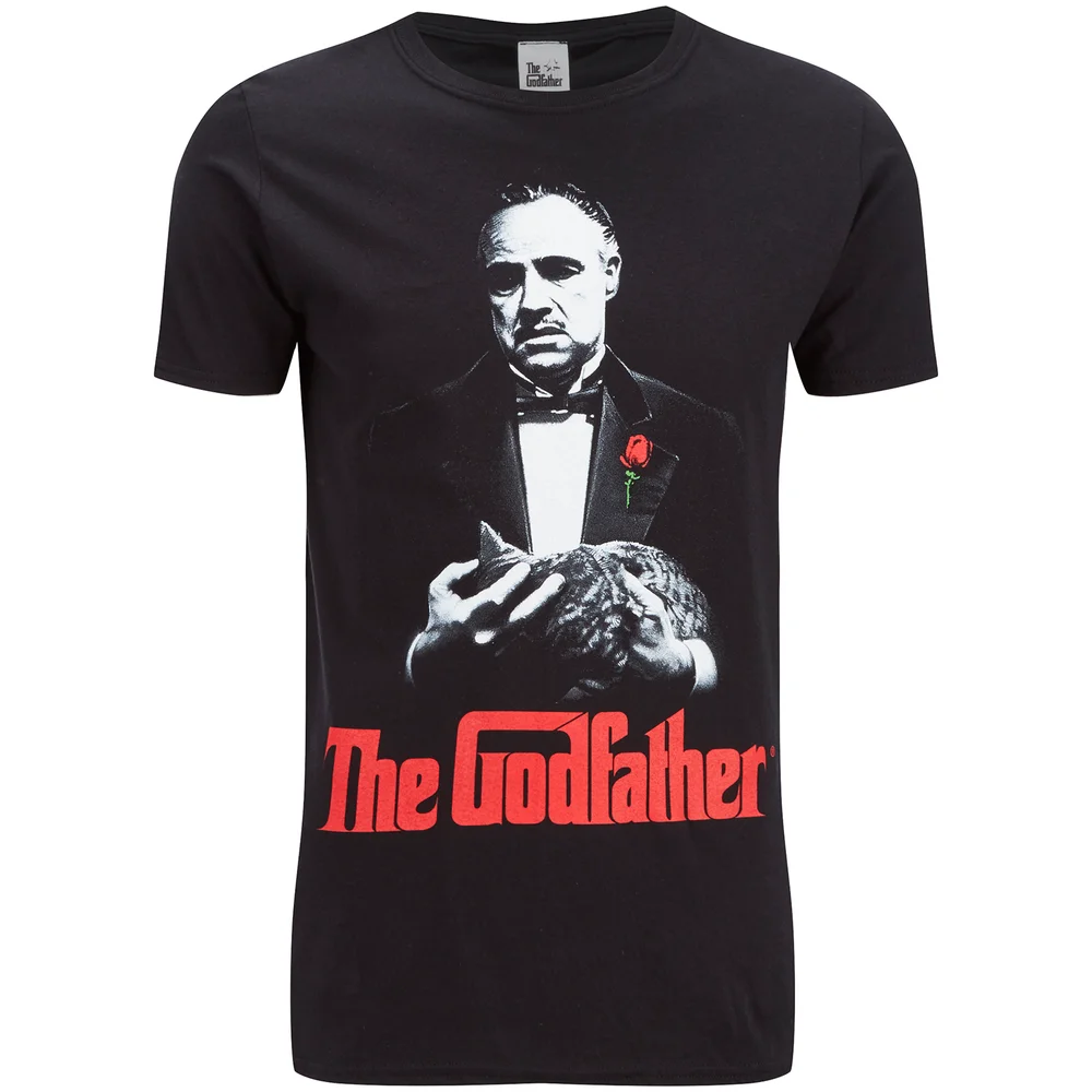 The Godfather The Godfather Heren T-Shirt - Zwart - S - Zwart Afbeelding 1