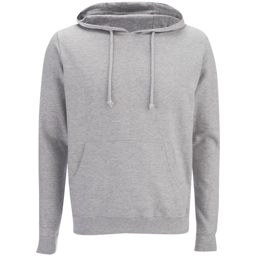 Brave Soul Men's Clarence Hoody - Grey Marl - S - Grijs Afbeelding 1