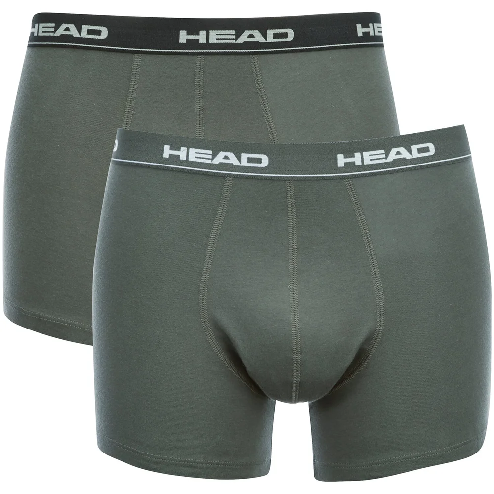 Head Men's 2-Pack Boxers - Black/Grey - S - Zwart Afbeelding 1