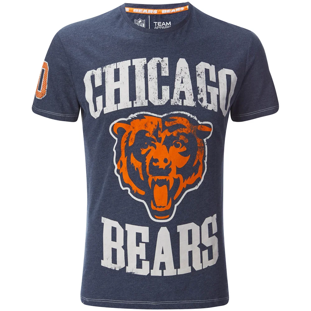 NFL Men's Chicago Bears Logo T-Shirt - Navy - S - Navy blauw Afbeelding 1