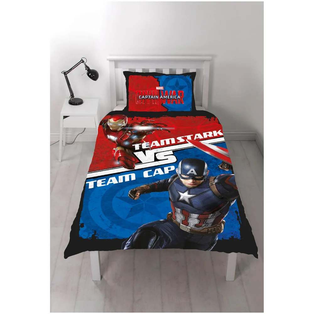 Captain America: Civil War Panel Duvet Set - Single Afbeelding 1