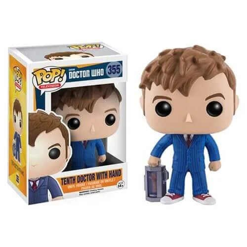 Doctor Who 10th Doctor with Hand Funko Pop! Figuur Afbeelding 1