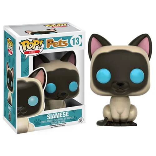 Pop! Pets Siamese Pop! Vinyl Figure Afbeelding 1