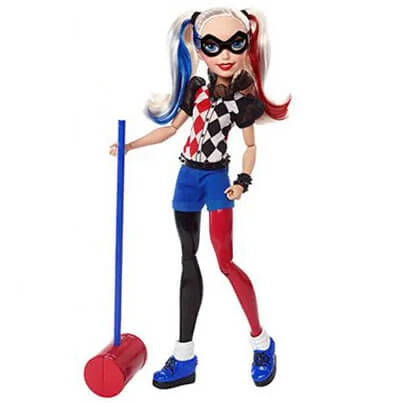 DC Super Hero Girls Harley Quinn 12 Inch Action Doll Afbeelding 1
