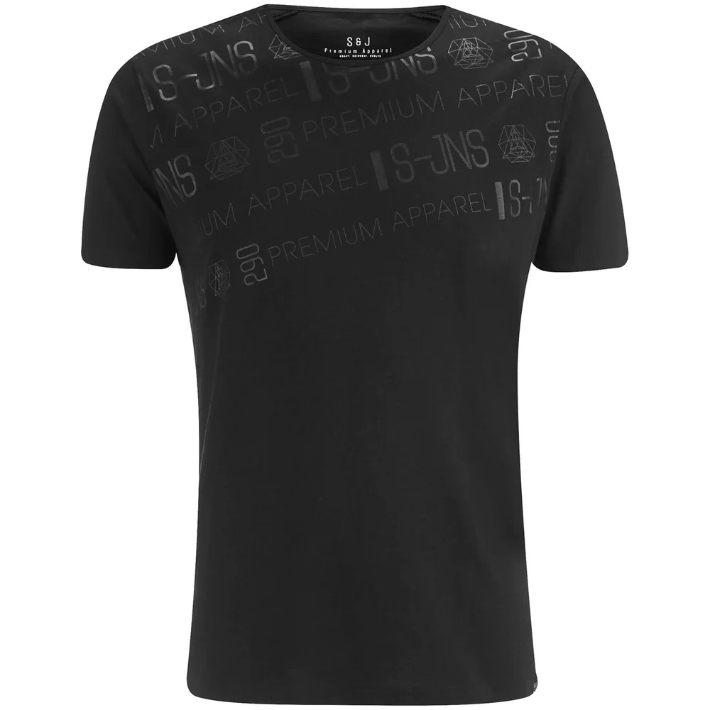 Smith & Jones Men's Reredox Print T-Shirt - Black - S - Zwart Afbeelding 1