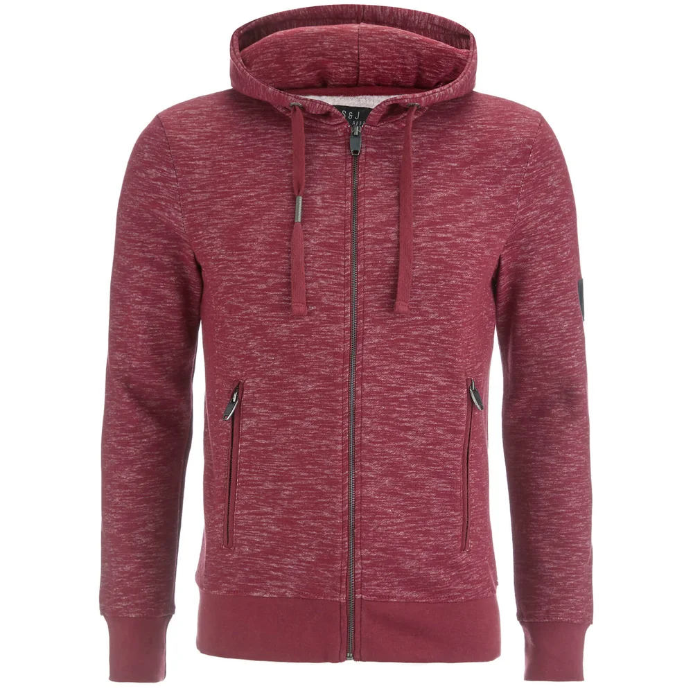 Smith & Jones Men's Cimborio Hoody - Cordovan Red - S - Rood Afbeelding 1