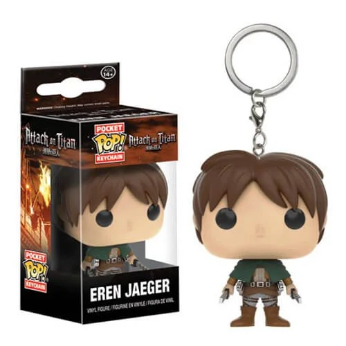 Attack on Titan Eren Jaeger Pocket Pop! Sleutelhanger Afbeelding 1