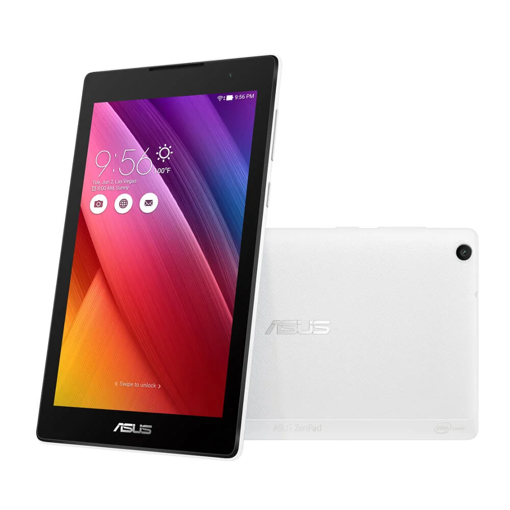 ASUS ZenPad Z170C 7 Inch 16GB Tablet (Android 5.0) - White - Manufacturer Refurbished Afbeelding 1