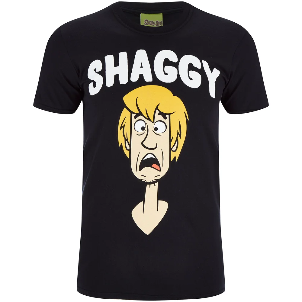 Scooby Doo Shaggy Heren T-Shirt - Zwart - S - Zwart Afbeelding 1