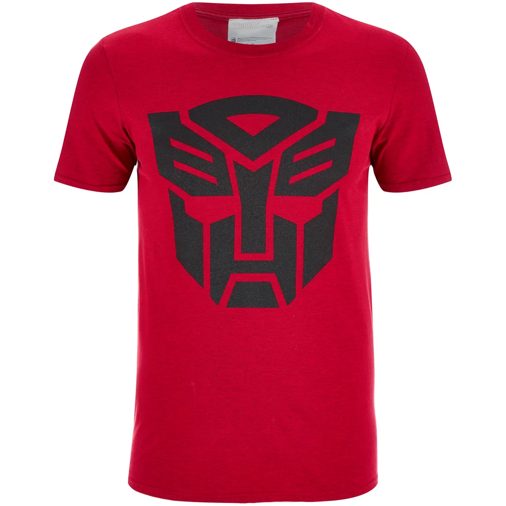 Transformers Transformers Zwart Emblem Heren T-Shirt -Rood - S Afbeelding 1
