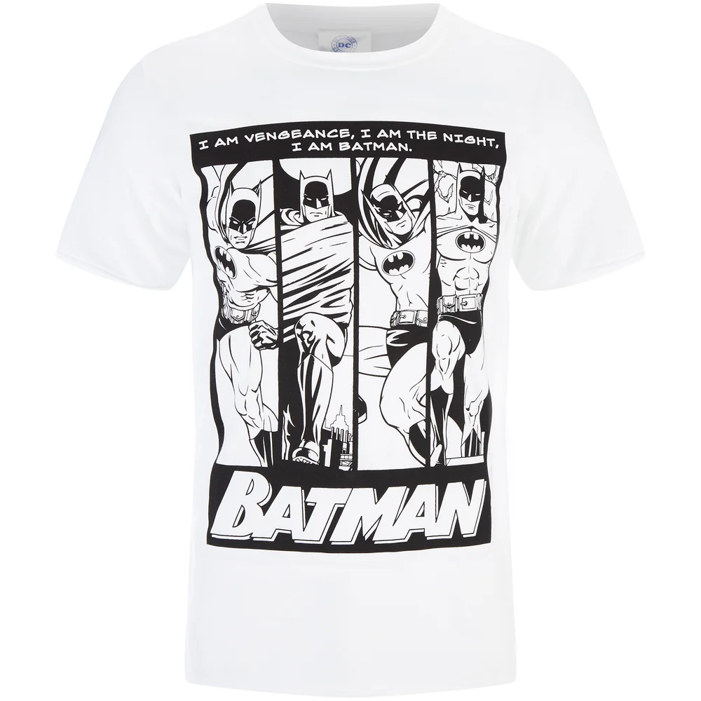 DC Comics Batman I am Batman Heren T-Shirt - Zwart - S Afbeelding 1