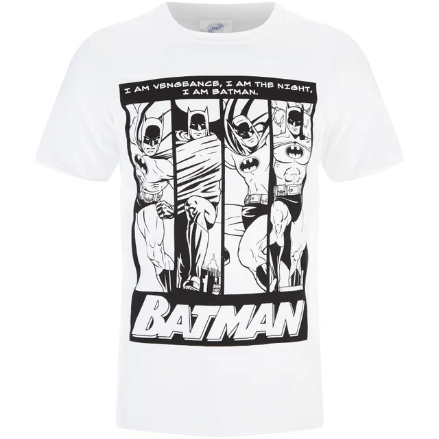 DC Comics Batman I am Batman Heren T-Shirt - Zwart