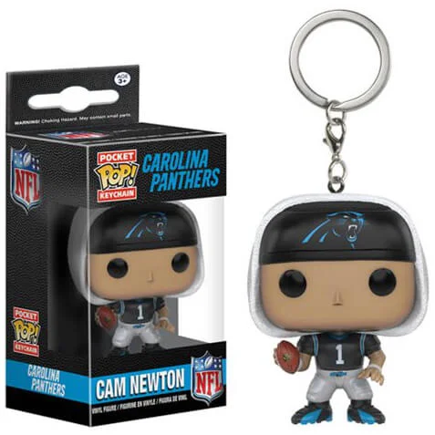 NFL Cam Newton Pocket Pop! Keychain Afbeelding 1