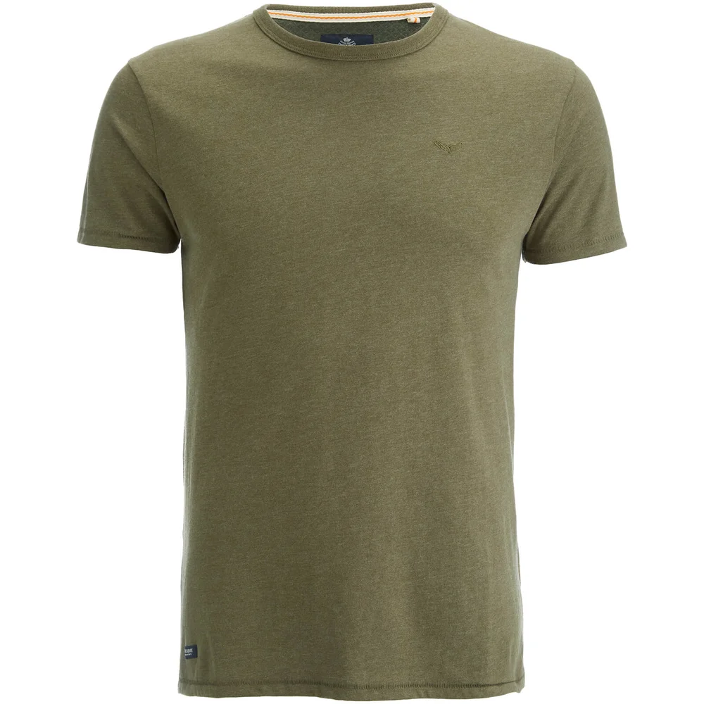 Threadbare Men's William T-Shirt - Khaki Marl - S - Groen Afbeelding 1