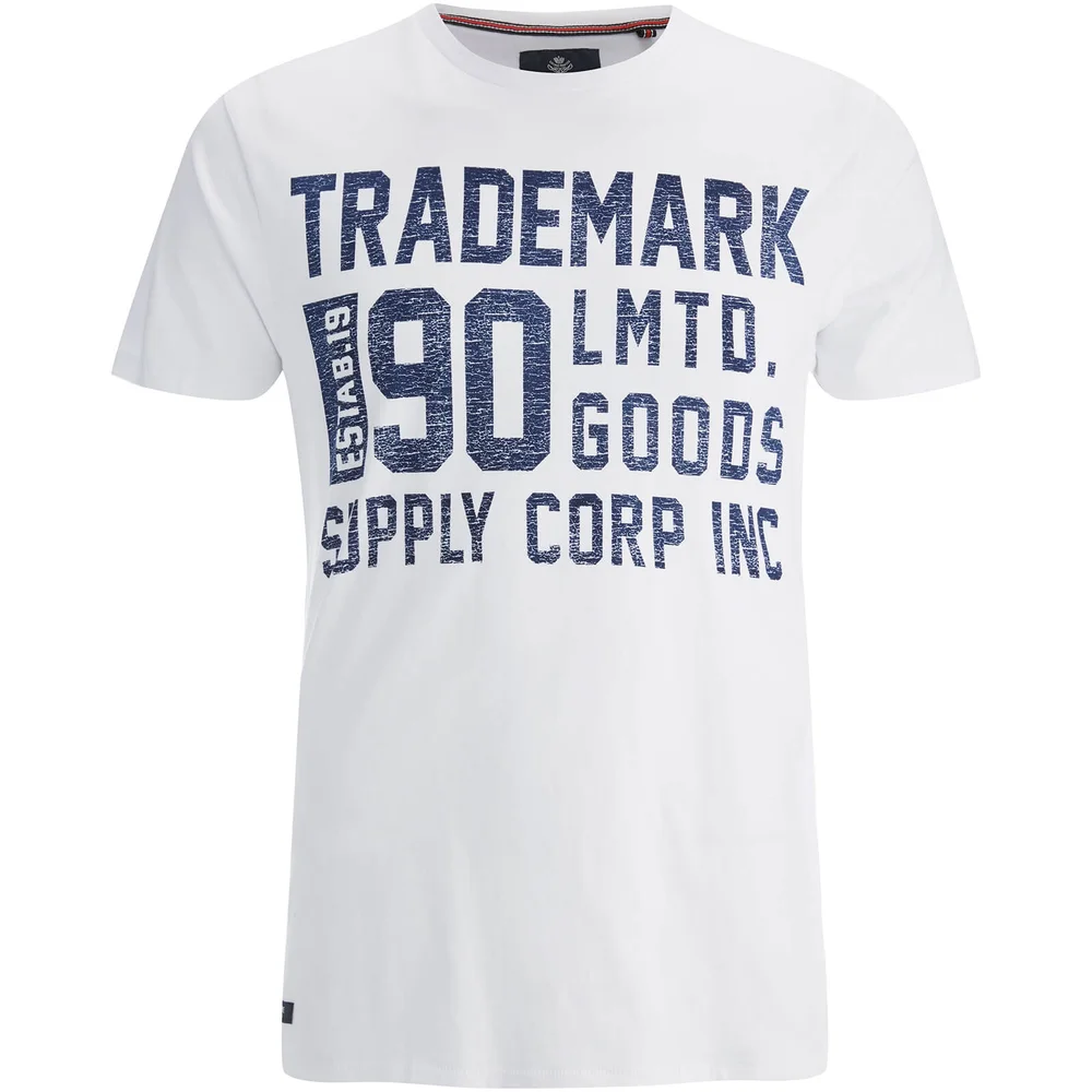 Threadbare Men's Palm T-Shirt - White - S Afbeelding 1