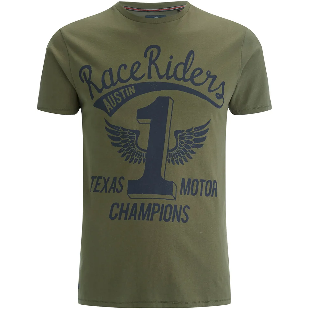Threadbare Men's Birch T-Shirt - Khaki - L Afbeelding 1