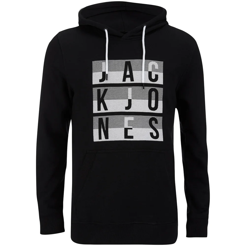 Jack & Jones Men's Core Eddy Hoody - Black - S - Zwart Afbeelding 1