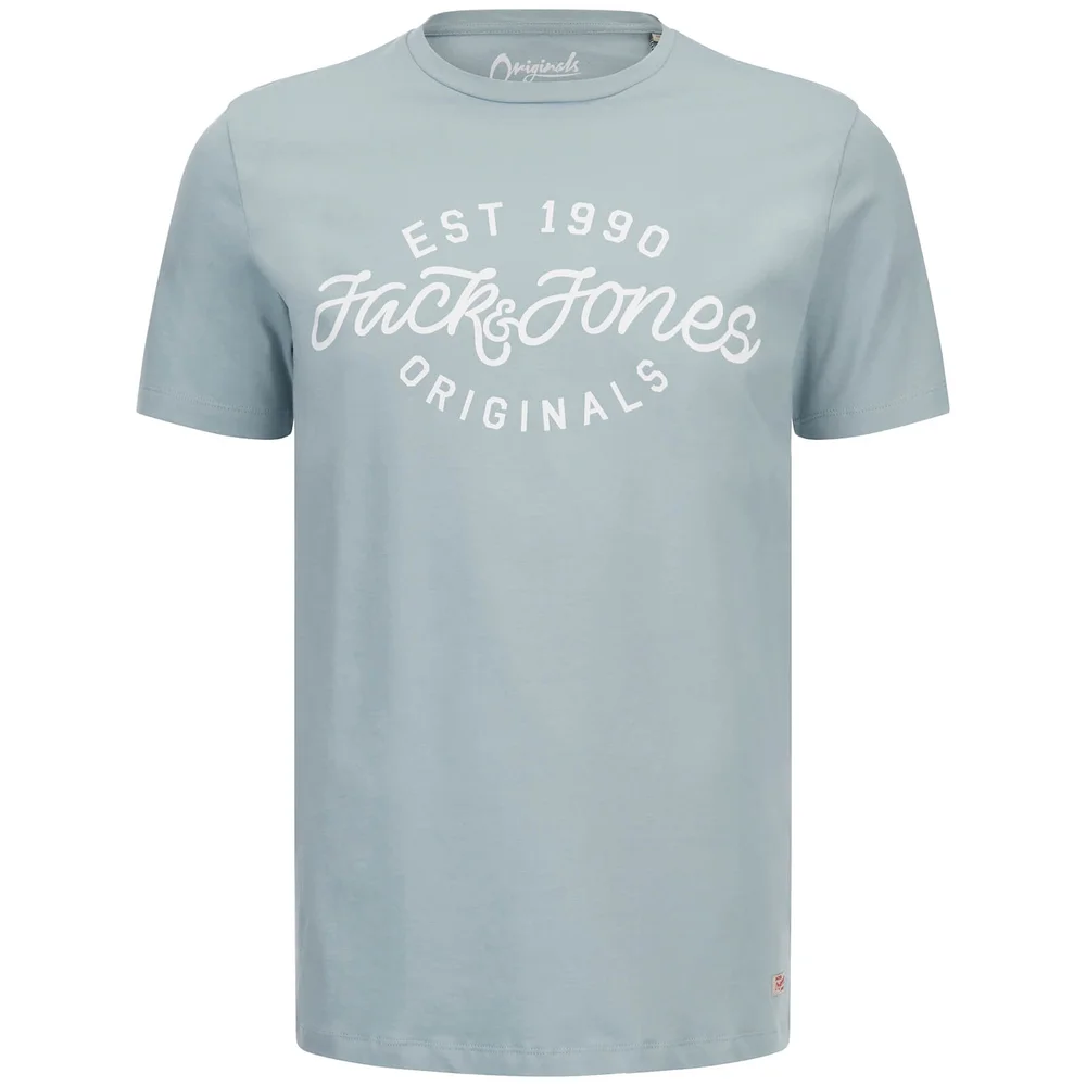 Jack & Jones Originals Men's Finish T-Shirt - Stone Blue - S - Blauw Afbeelding 1