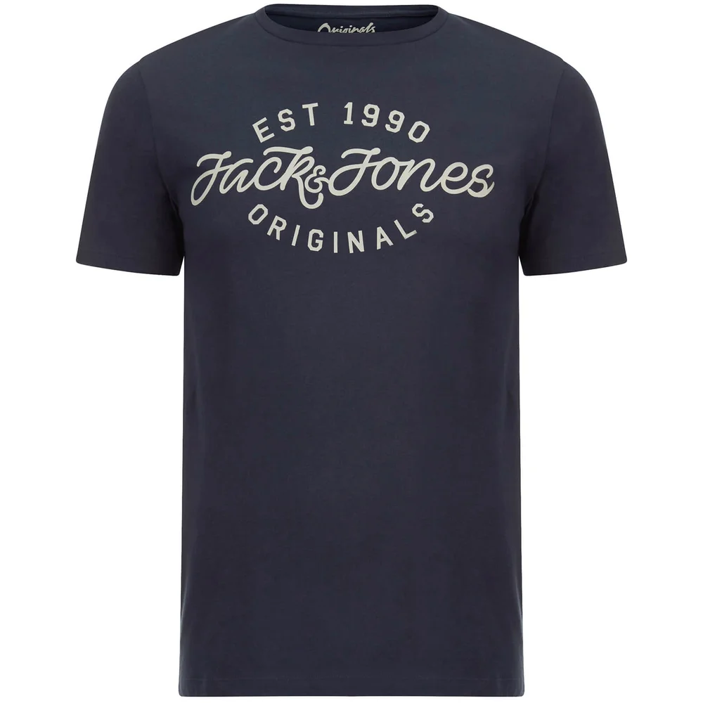 Jack & Jones Originals Men's Finish T-Shirt - Total Eclipse - S - Blauw Afbeelding 1