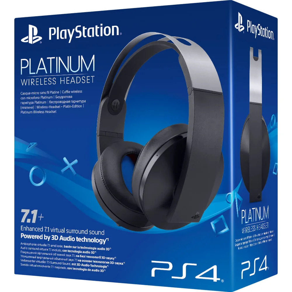 Sony PlayStation 4 Platinum Wireless Headset Afbeelding 1