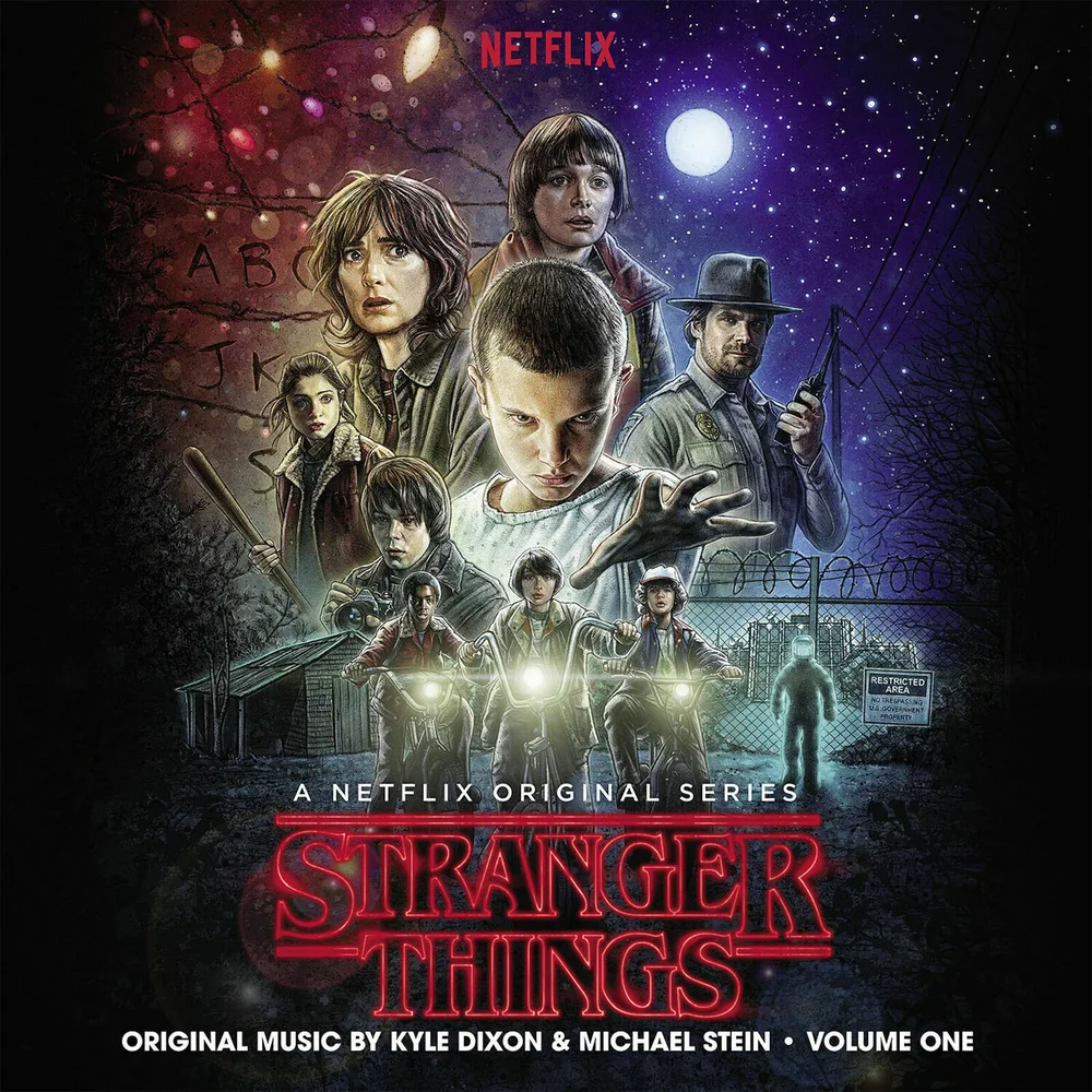 Stranger Things: Volume One (The Netflix Original Series Soundtrack) 2xLP (blauw & rood) Afbeelding 1