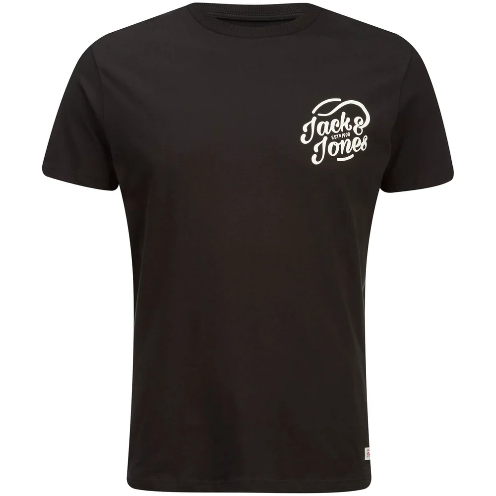 Jack & Jones Men's Originals Freebie T-Shirt - Black - S - Zwart Afbeelding 1